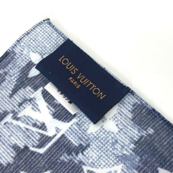 Auth LOUIS VUITTON MP2886 Monogram tapestry Three-piece set Mask & pouch & banda - Picture 7 of 11